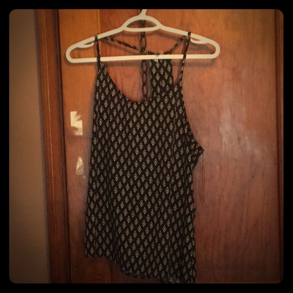 Black tank top